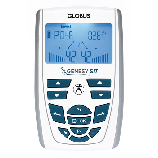 Globus Genesy S II TENS/EMS sistemi: cihaz ön görünümü (görsel 01)