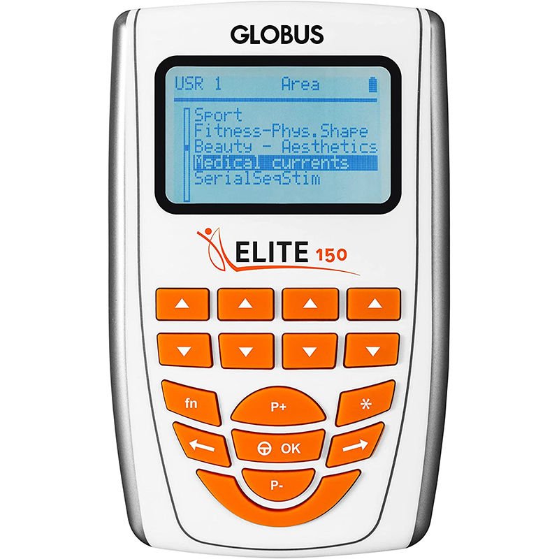 Globus Elite 150 TENS/EMS sistemi: cihaz ön görünümü (görsel 01)