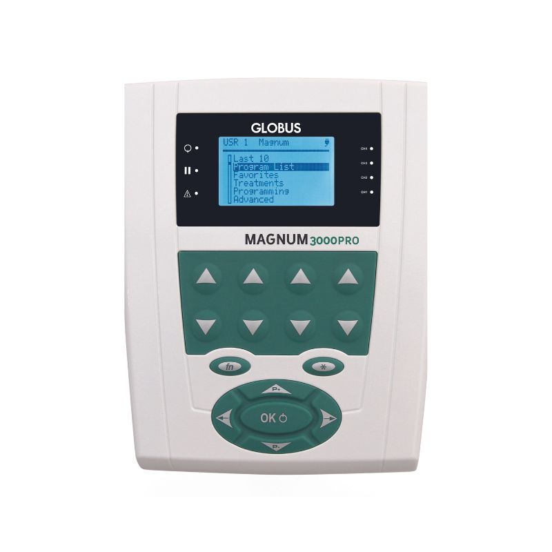 Globus MAGNUM-3000-PRO manyetoterapi sistemi: cihaz ön görünümü (görsel 01)