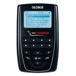 Globus The Champion TENS/EMS sistemi: cihaz ön görünümü (görsel 01)