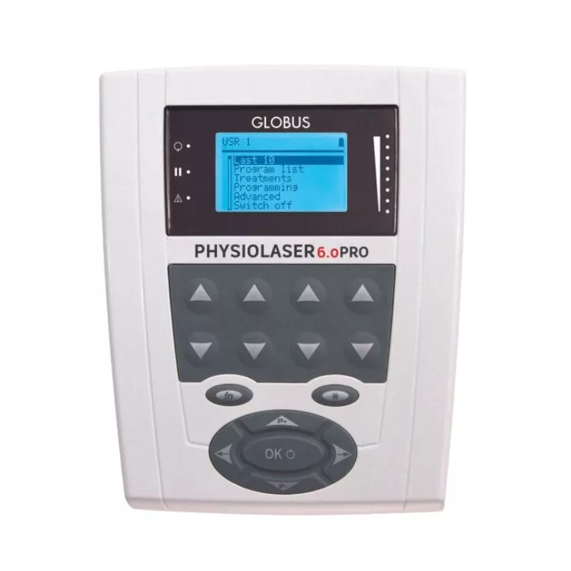 Globus Physiolaser 6.0 Pro lazer terapi cihazı: ön görünüm