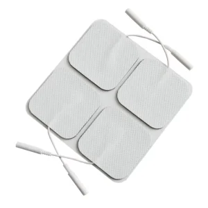 Globus Tens Cihazı Uyumlu Elektrot Pedi, Düz Girişli-Kablolu-Soketli 5 x 5 cm,